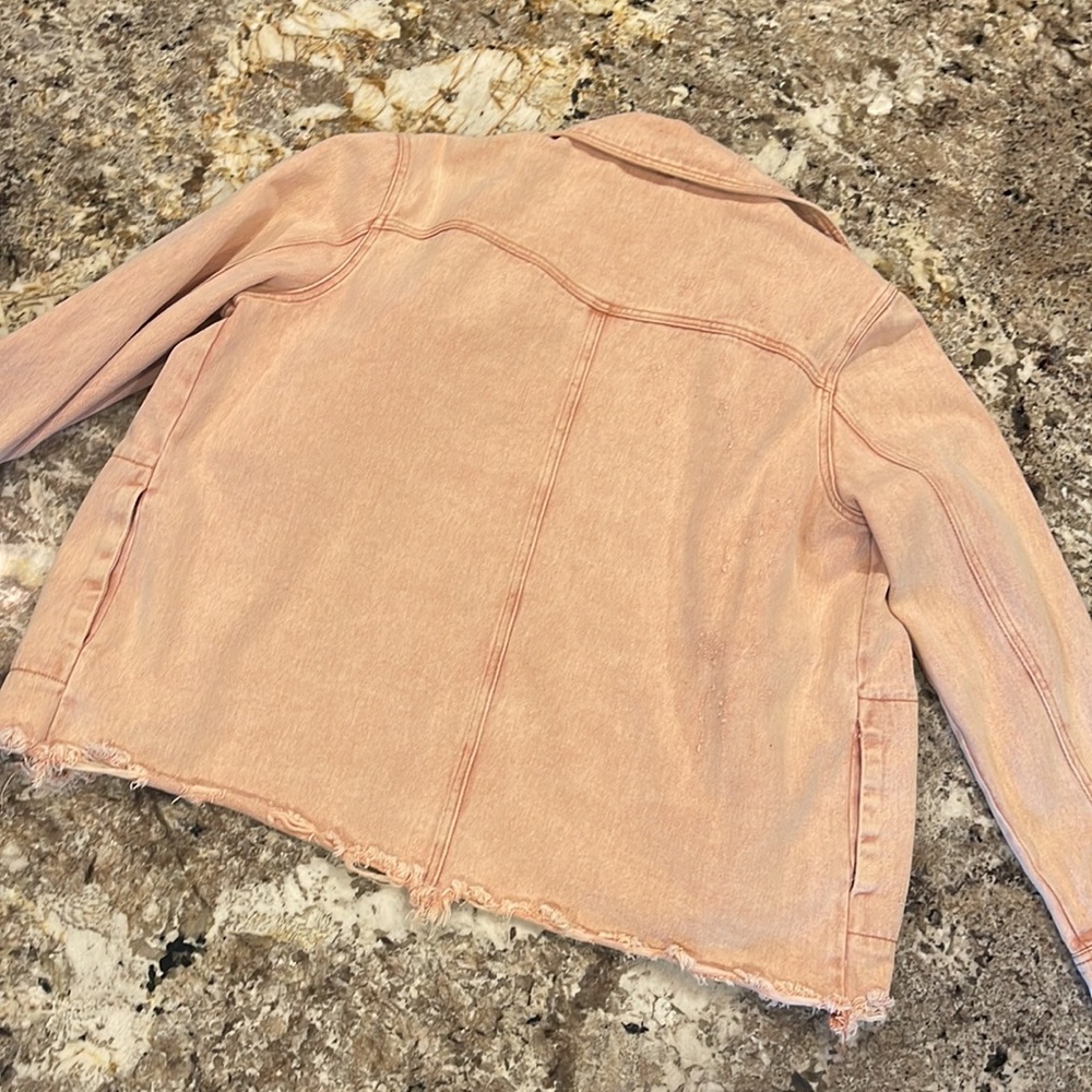 Pink Jean Jacket - Picture 3 of 3